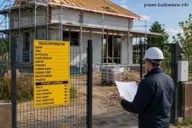 Tablica informacyjna budowy – kiedy jest obowiązkowa i co musi zawierać?